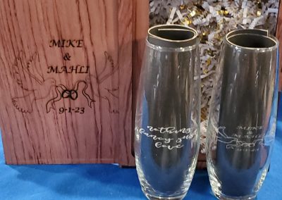 Boxed Wedding Glasses