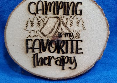 Camping Coaster Favorite Therapy