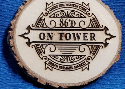 On Tower Wood Coaster