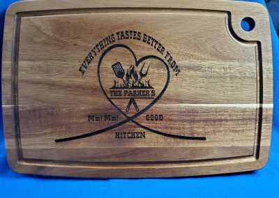 Large Heart Cutting Board