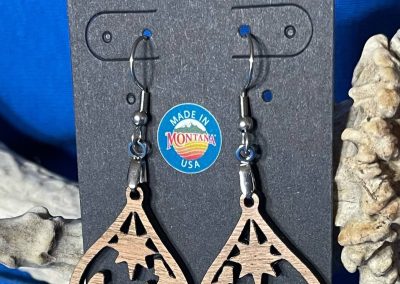 Oval Nativity Earrings
