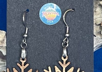 Snowflake earrings
